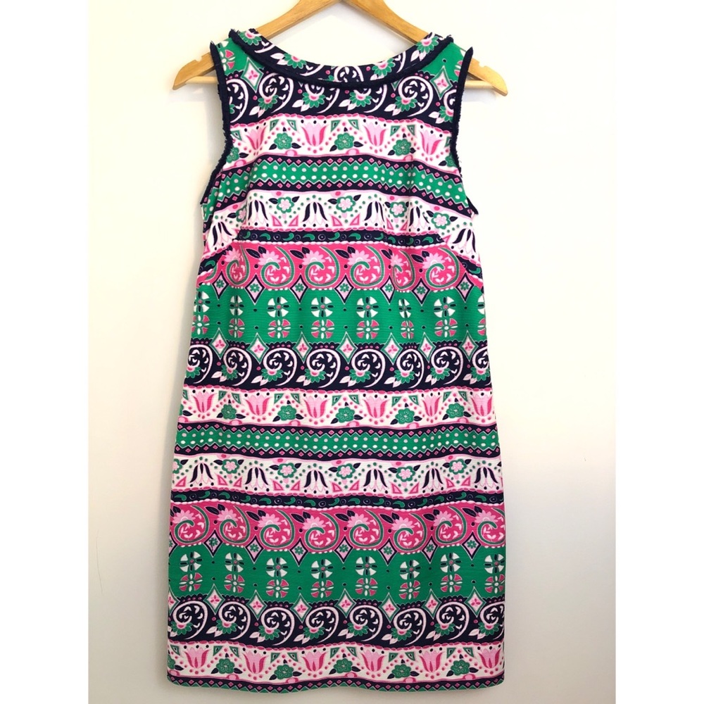 Talbots Multicolored Sleeveless Sheath Dress